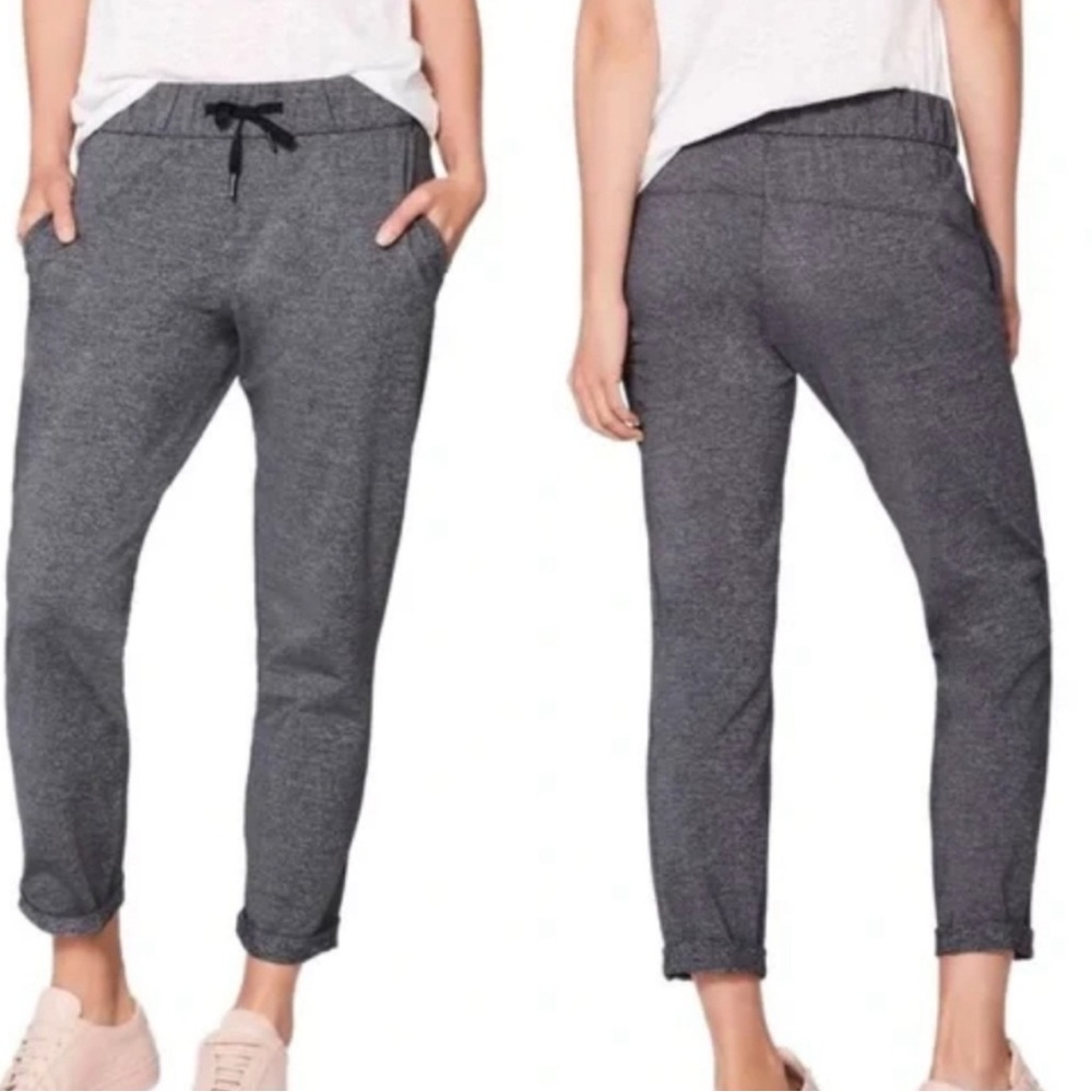 Lululemon On The Fly Charcoal Joggers 8